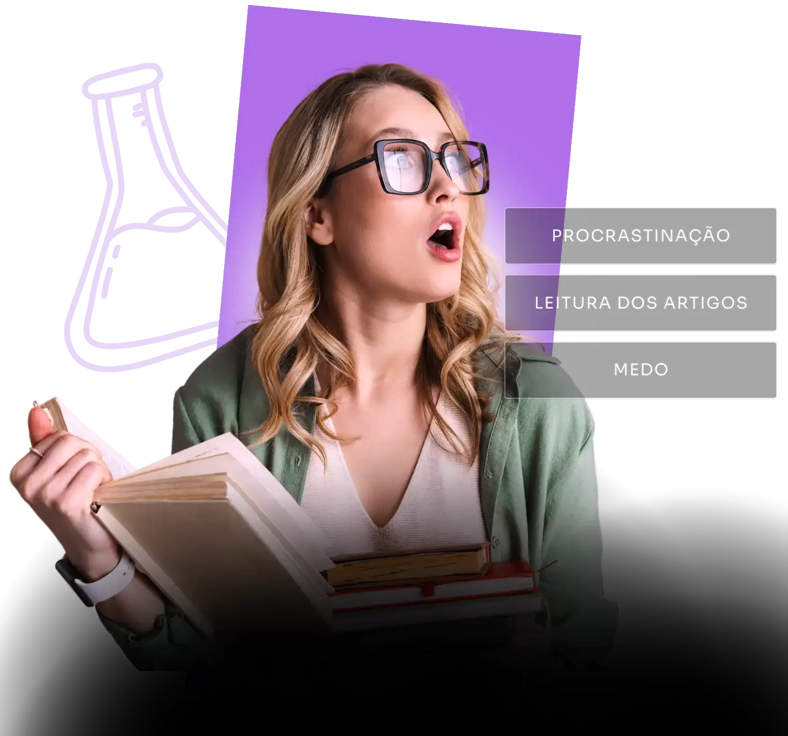 Procrastinação, leitura dos artigos e medo